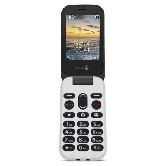 Doro 6060 124 g Noir, Blanc Téléphone numérique