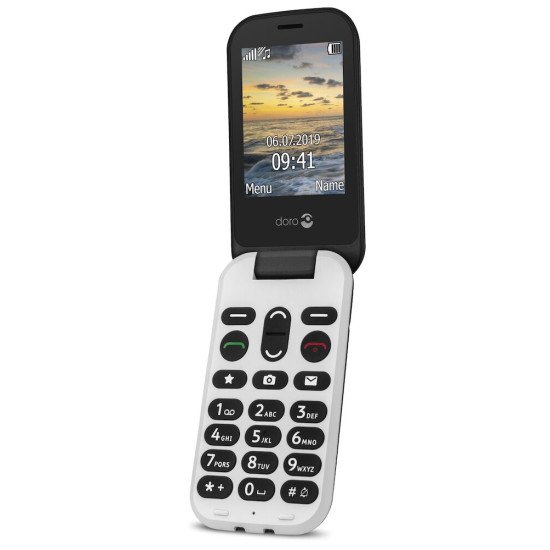 Doro 6060 124 g Noir, Blanc Téléphone numérique