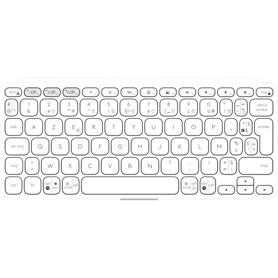Logitech 920-012968 clavier pour tablette AZERTY Français Bluetooth Blanc