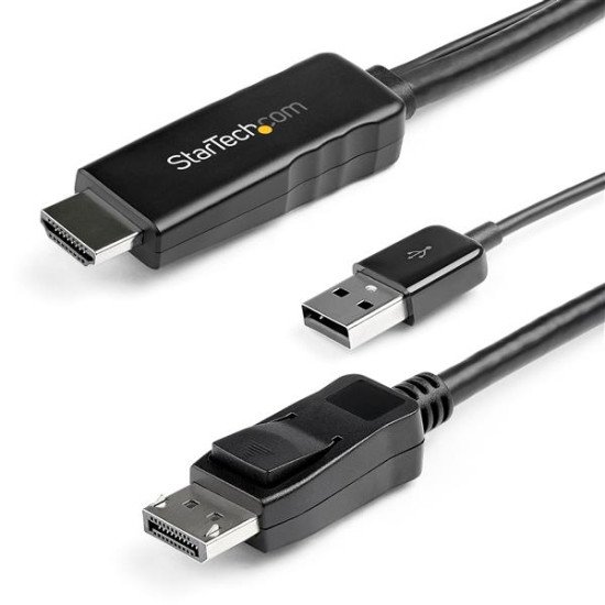 StarTech.com Câble adaptateur DisplayPort vers HDMI - 2 m - 4K 30 Hz