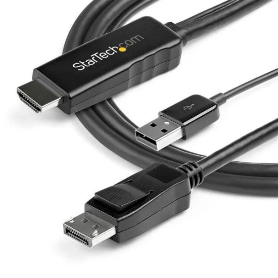 StarTech.com Câble adaptateur DisplayPort vers HDMI - 3 m - 4K 30 Hz StarTech.com Câble adaptateur DisplayPort vers HDMI - 3 m - 4K 30 Hz