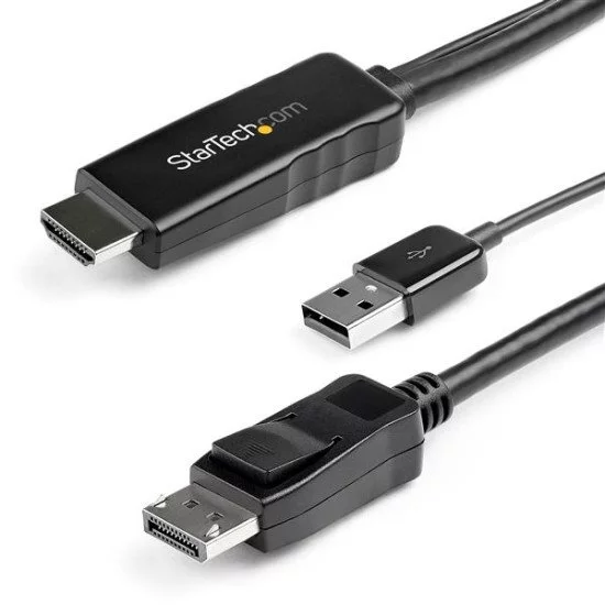 StarTech.com Câble adaptateur DisplayPort vers HDMI - 3 m - 4K 30 Hz StarTech.com Câble adaptateur DisplayPort vers HDMI - 3 m - 4K 30 Hz