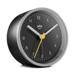Braun BC12SB Réveil à quartz Noir, Argent Braun BC12SB Réveil à quartz Noir, Argent