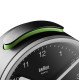 Braun BC12SB Réveil à quartz Noir, Argent