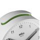 Braun BC12W Réveil à quartz Blanc