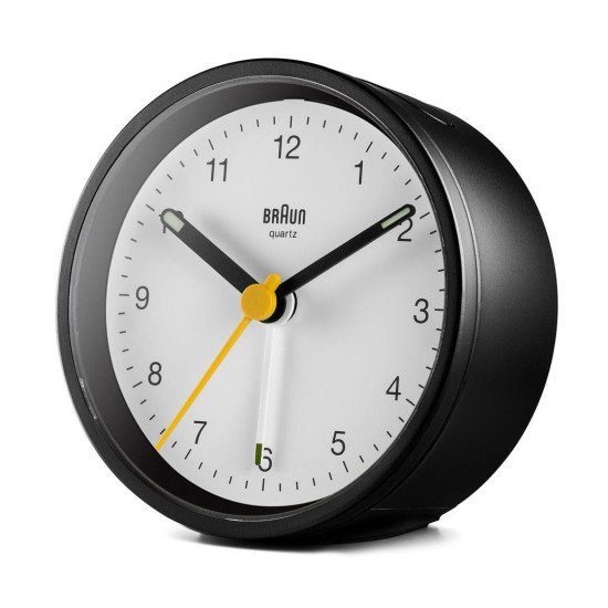 Braun BC12BW Réveil à quartz Noir, Blanc