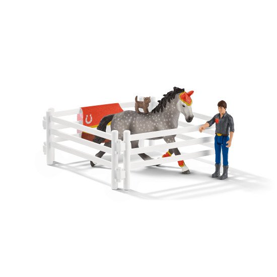 schleich HORSE CLUB Kit de voltige équestre de Mia