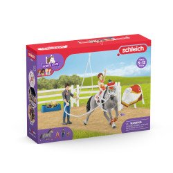 schleich HORSE CLUB Kit de voltige équestre de Mia schleich HORSE CLUB Kit de voltige équestre de Mia