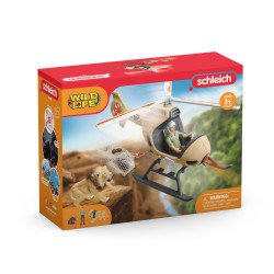 schleich WILD LIFE Hélicoptère pour sauvetage d'animaux schleich WILD LIFE Hélicoptère pour sauvetage d'animaux