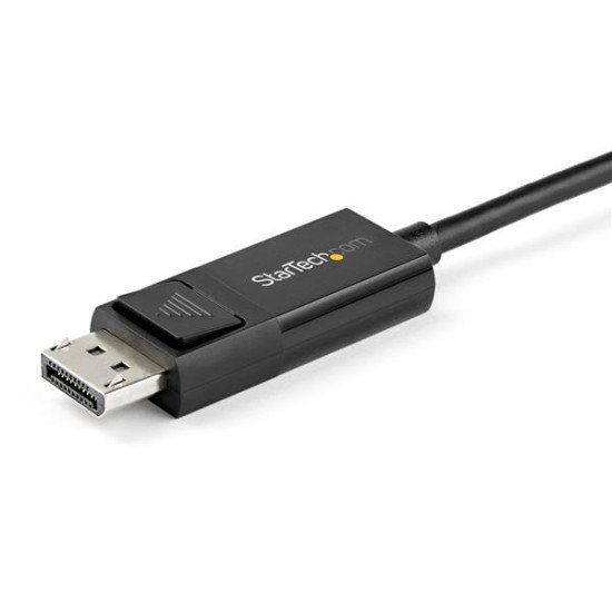 StarTech.com Câble USB Type-C vers DisplayPort 1.4 (bidirectionnel) - 2m - Adaptateur USB-C à DP