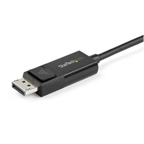 StarTech.com Câble USB Type-C vers DisplayPort 1.2 (bidirectionnel) - 1m - Adaptateur USB-C à DP