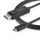 StarTech.com Câble USB Type-C vers DisplayPort 1.2 (bidirectionnel) - 1m - Adaptateur USB-C à DP