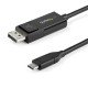 StarTech.com Câble USB Type-C vers DisplayPort 1.2 (bidirectionnel) - 2m - Adaptateur USB-C à DP
