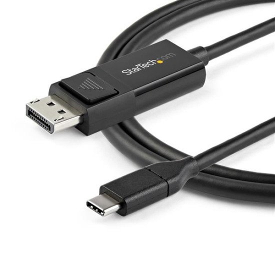 StarTech.com Câble USB Type-C vers DisplayPort 1.2 (bidirectionnel) - 2m - Adaptateur USB-C à DP