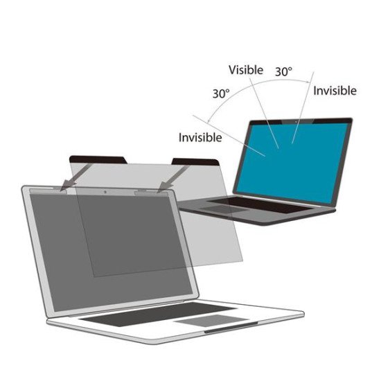 StarTech.com Filtre de confidentialité pour ordinateur portable - 38 cm (15 po) - Universel