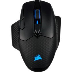 Corsair DARK CORE RGB PRO souris Droitier RF Wireless+Bluetooth+USB Type-A Optique 18000 DPI