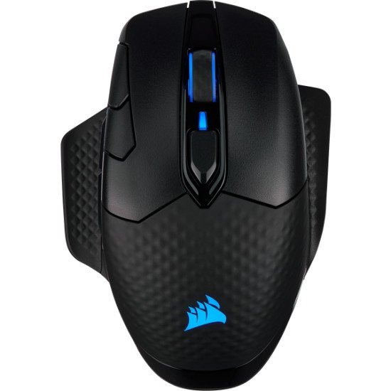 Corsair DARK CORE RGB PRO souris Droitier RF Wireless+Bluetooth+USB Type-A Optique 18000 DPI