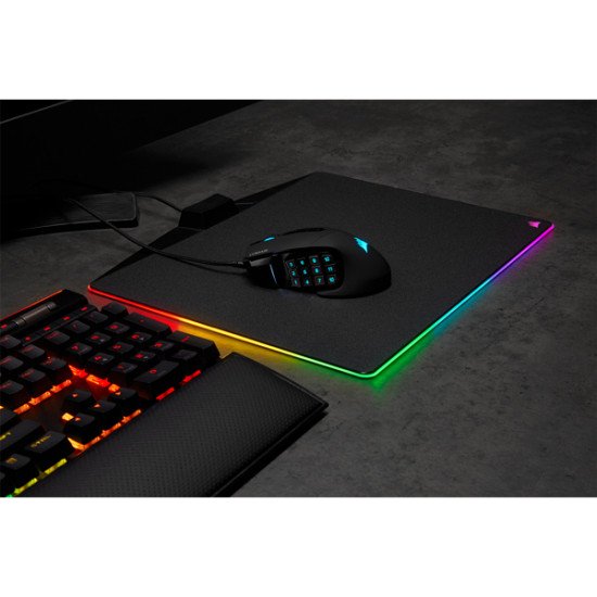 Corsair Scimitar RGB Elite souris Droitier USB Type-A Optique 18000 DPI