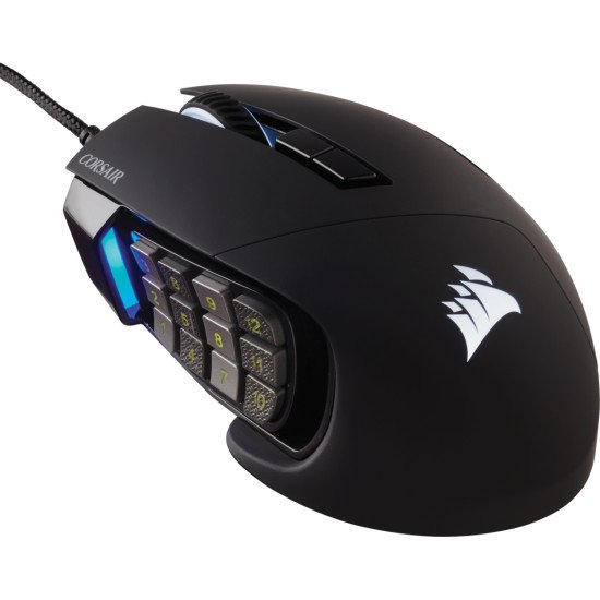 Corsair Scimitar RGB Elite souris Droitier USB Type-A Optique 18000 DPI