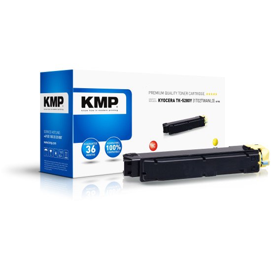 KMP 2923,3009 Cartouche de toner 1 pièce(s) Compatible Jaune