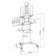 Newstar Meuble sur roulettes pour écrans plat