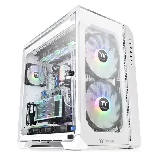 Thermaltake View 51 TG ARGB Snow Midi Tower Blanc Thermaltake View 51 TG ARGB Snow Midi Tower Blanc