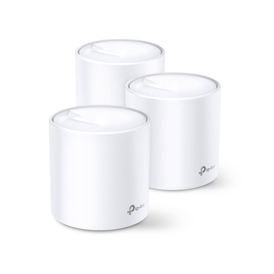 TP-Link Deco X60(3-pack) Bi-bande (2,4 GHz / 5 GHz) Wi-Fi 6 (802.11ax) Blanc 2 Interne