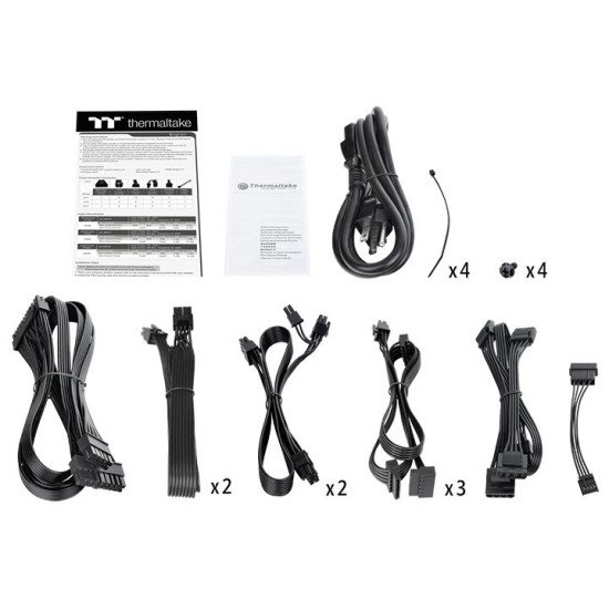 Thermaltake Toughpower PF1 unité d'alimentation d'énergie 850 W 24-pin ATX ATX Noir Thermaltake Toughpower PF1 unité d'alimentation d'énergie 850 W 24-pin ATX ATX Noir