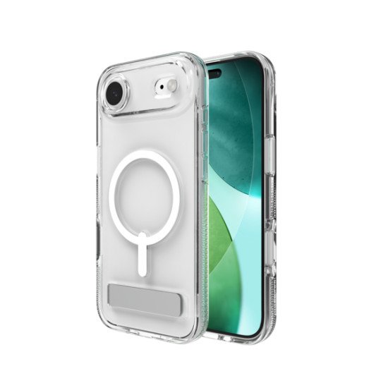 ZAGG Crystal Palace Snap Kickstand (Button Cover) coque de protection pour téléphones portables 16 cm (6.3") Housse Transparent ZAGG Crystal Palace Snap Kickstand (Button Cover) coque de protection pour téléphones portables 16 cm (6.3") Housse Transparent