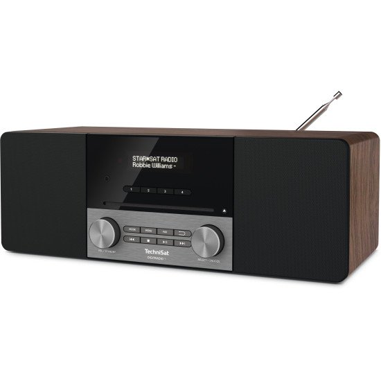 TechniSat DigitalRadio 3 Portable Analogique et numérique Noir, Argent, Noyer TechniSat DigitalRadio 3 Portable Analogique et numérique Noir, Argent, Noyer