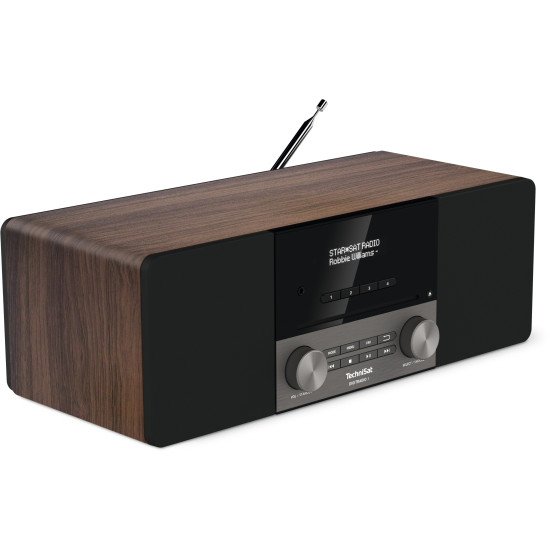 TechniSat DigitalRadio 3 Portable Analogique et numérique Noir, Argent, Noyer TechniSat DigitalRadio 3 Portable Analogique et numérique Noir, Argent, Noyer
