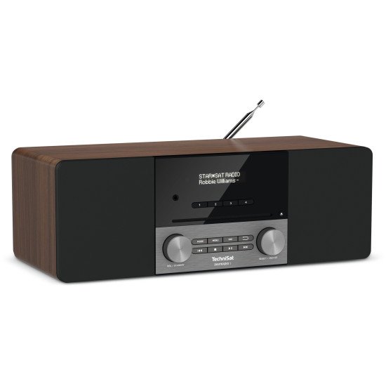 TechniSat DigitalRadio 3 Portable Analogique et numérique Noir, Argent, Noyer TechniSat DigitalRadio 3 Portable Analogique et numérique Noir, Argent, Noyer