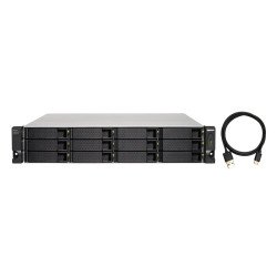 QNAP TL-R1200C-RP Boîtier disque dur/SSD Noir, Gris 2.5/3.5" QNAP TL-R1200C-RP Boîtier disque dur/SSD Noir, Gris 2.5/3.5"
