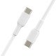 Belkin CAB003BT2MWH câble USB 2 m USB C Blanc