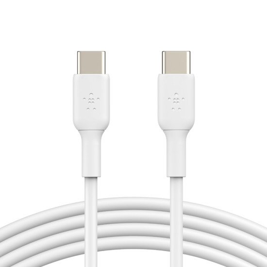 Belkin CAB003BT2MWH câble USB 2 m USB C Blanc