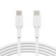 Belkin CAB003BT2MWH câble USB 2 m USB C Blanc