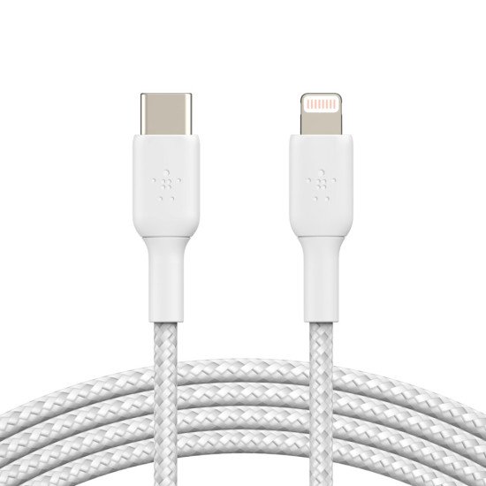 Belkin CAA004BT2MWH câble Lightning 2 m Blanc