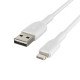 Belkin CAA001BT2MWH câble Lightning 2 m Blanc