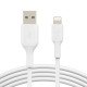 Belkin CAA001BT2MWH câble Lightning 2 m Blanc