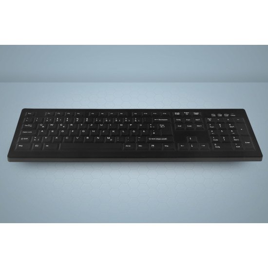 Active Key AK-C8100 clavier USB QWERTZ Allemand Noir