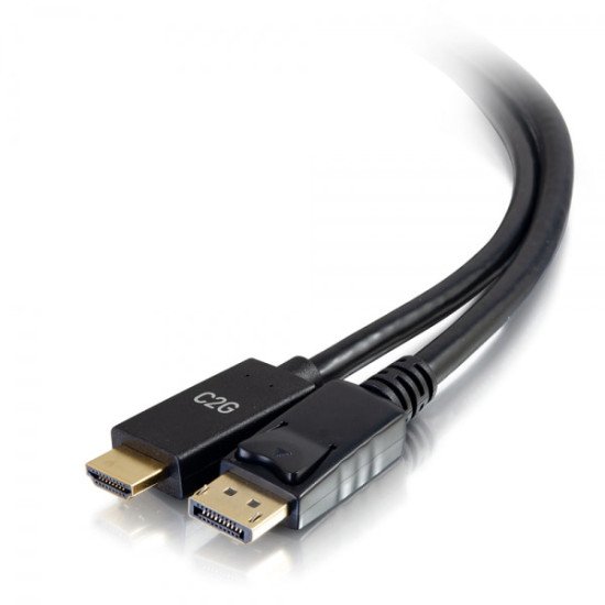 C2G 3 m - Câble adaptateur passif DisplayPort[TM] mâle vers HDMI[R] mâle - 4K 30 Hz