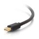 C2G 180 cm - Câble adaptateur passif Mini DisplayPort[TM] mâle vers HDMI[R] mâle - 4K 30 Hz