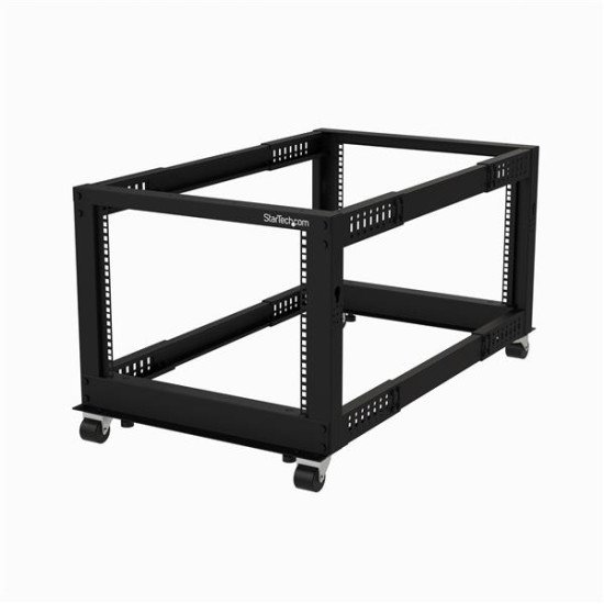 StarTech.com Rack serveur réglable à cadre ouvert 8U - 4 montants - 55,9 cm à 101,5 cm