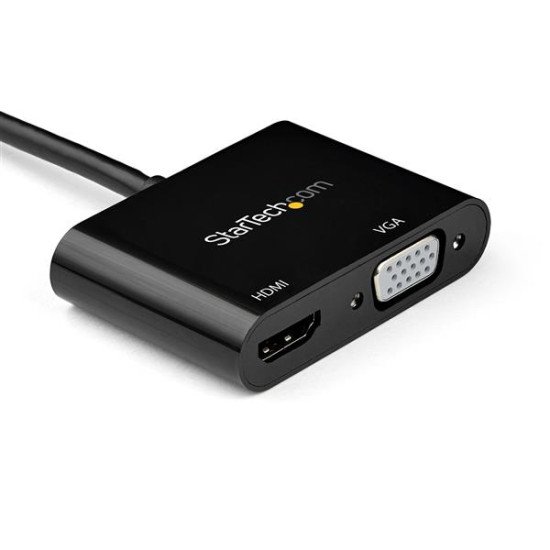 StarTech.com Adaptateur Mini DisplayPort vers DVI ou HDMI - Convertisseur 2-en-1 - 4K 60 Hz