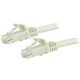 StarTech.com Cordon de raccordement UTP CAT6 (1,5 m) sans crochet - Câble patch RJ45 - Blanc