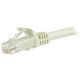 StarTech.com Cordon de raccordement UTP CAT6 (1,5 m) sans crochet - Câble patch RJ45 - Blanc