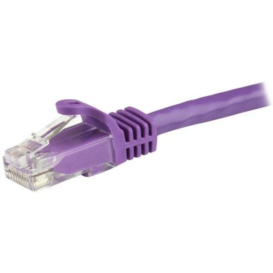 StarTech.com Cordon de raccordement UTP CAT6 (7,5 m) sans crochet - Câble patch RJ45 - Violet