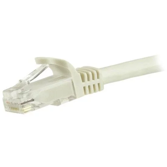 StarTech.com Cordon de raccordement UTP CAT6 (7,5 m) sans crochet - Câble patch RJ45 - Blanc StarTech.com Cordon de raccordement UTP CAT6 (7,5 m) sans crochet - Câble patch RJ45 - Blanc