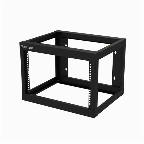 StarTech.com Rack serveur mural 6U à cadre ouvert - Profondeur de 45,7cm - Acier - 2 montants