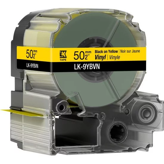 Epson LK-9WBVN ruban d'étiquette Noir sur jaune Epson LK-9WBVN ruban d'étiquette Noir sur jaune
